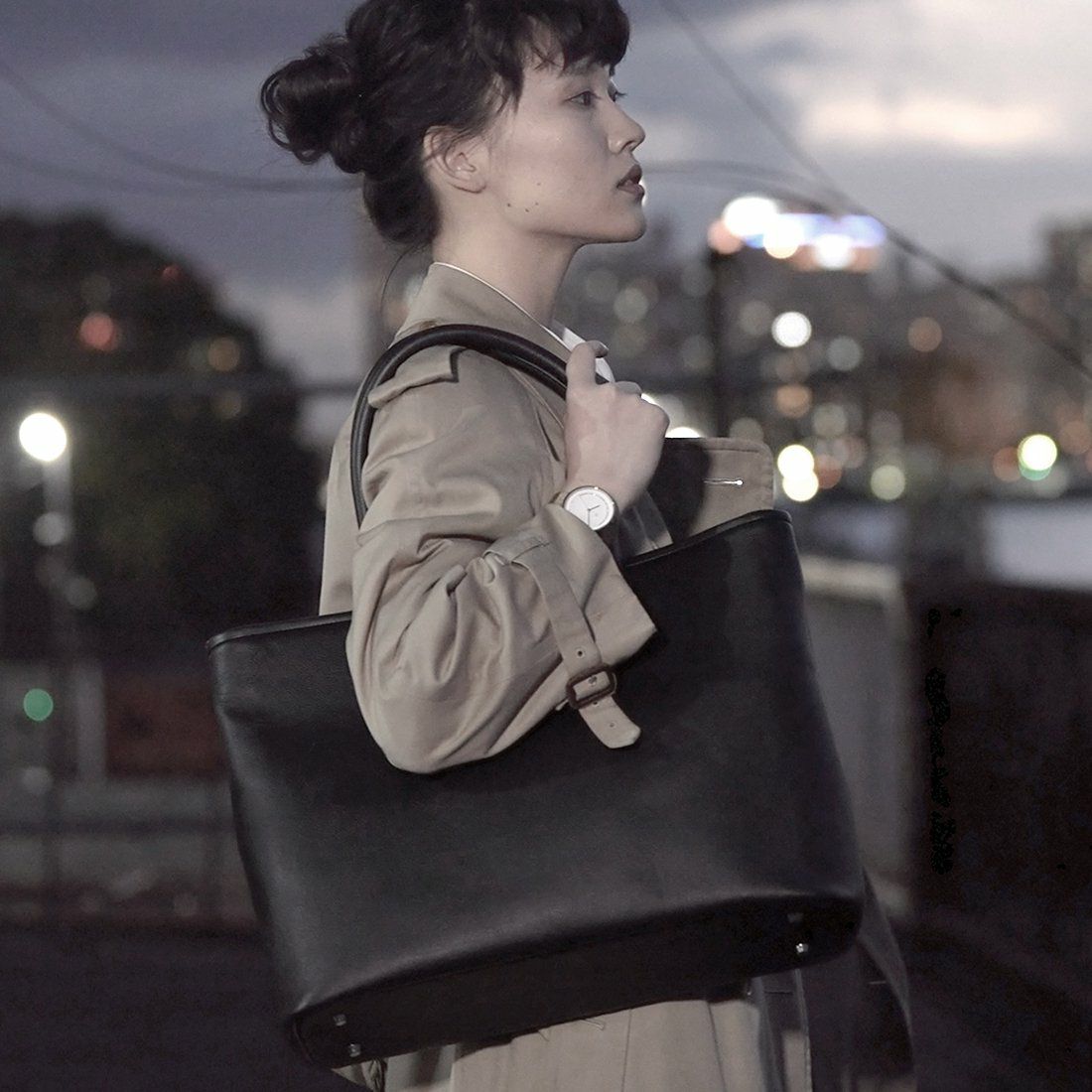 KLONトートバッグクローンメンズレディースKLONSTORAGETOTEBAG-VNM-LEATHERトートトートバック肩掛けカバン本革レザーレザートートシンプル通学通勤おしゃれ