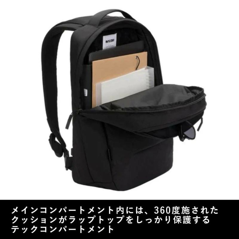 IncaseインケースリュックCityCompactBackpackWithCorduraNylon正規品バックパックA4メンズレディースシティコンパクトバックパックPCリュック