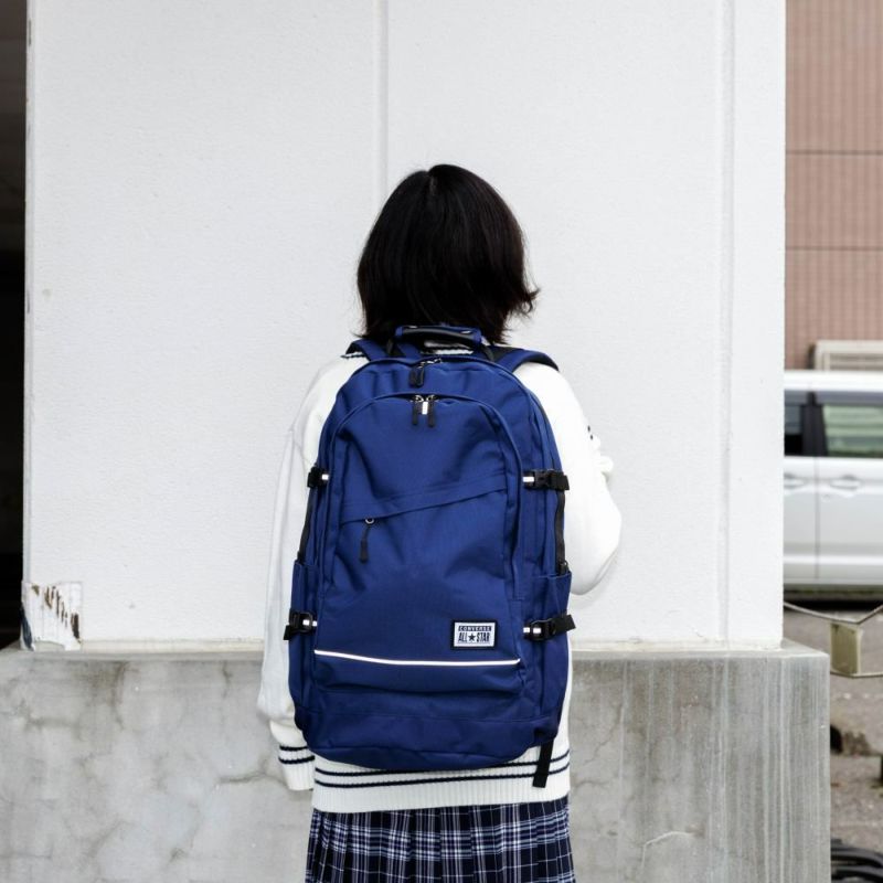 コンバースリュック大容量CONVERSE40LA3通学レインカバー付きリュックサックメンズレディース中学生高校生男子女子通学リュックスポーツリュック大きめおしゃれ人気ブランド撥水71-05