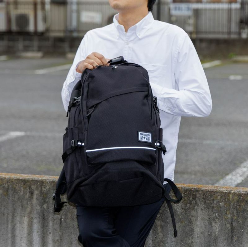 コンバースリュック大容量CONVERSE40LA3通学レインカバー付きリュックサックメンズレディース中学生高校生男子女子通学リュックスポーツリュック大きめおしゃれ人気ブランド撥水71-05