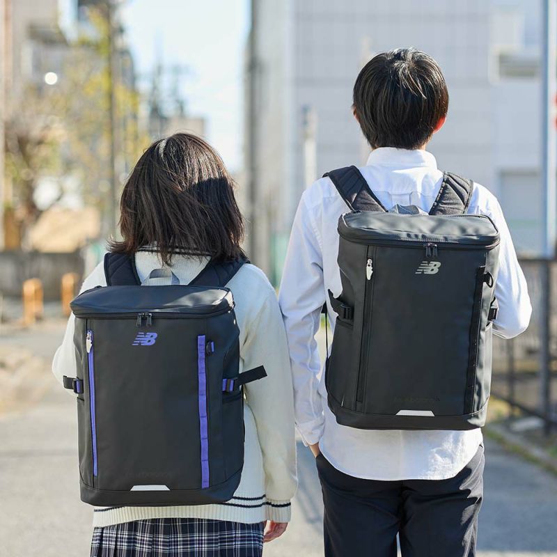 ニューバランスリュック通学限定カラー最上位モデルnewbalance30LA3ボックス型リュックサック男子女子中学生高校生女子高生メンズレディーススポーツリュック防水撥水大容量2025年LAB45692