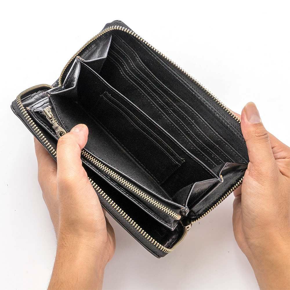 Lee財布長財布リーメンズレディース本革革レザーファスナーラウンドファスナーメンズ財布ブランドシンプル人気おすすめプレゼント320-1755