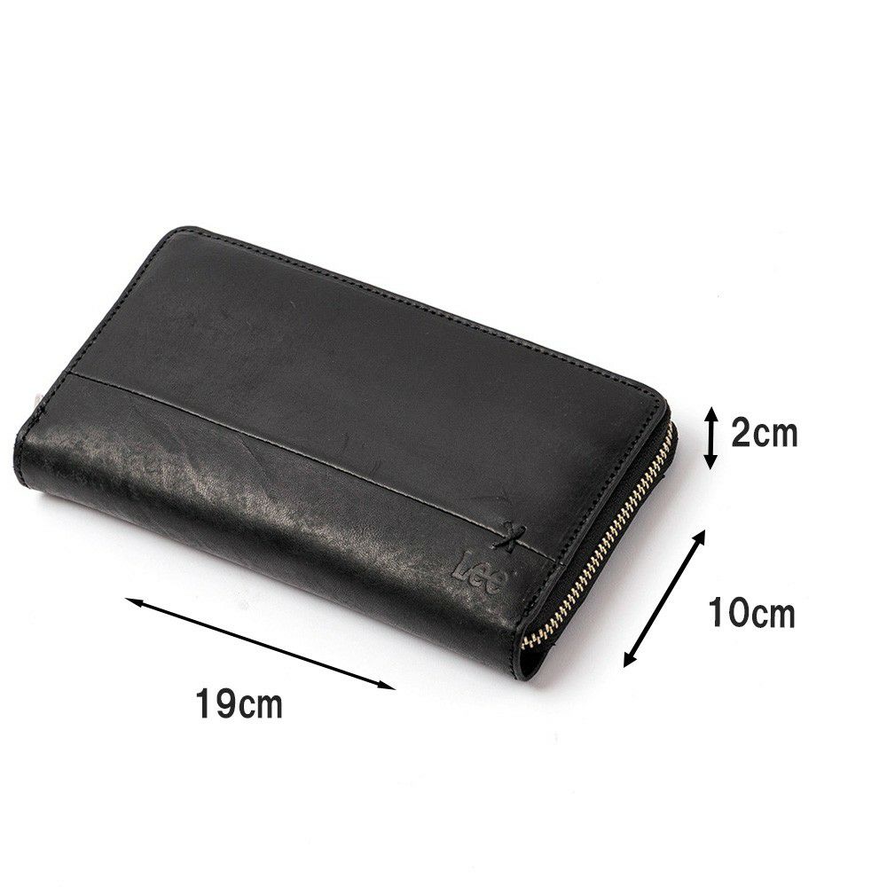 Lee財布長財布リーメンズレディース本革革レザーファスナーラウンドファスナーメンズ財布ブランドシンプル人気おすすめプレゼント320-1755