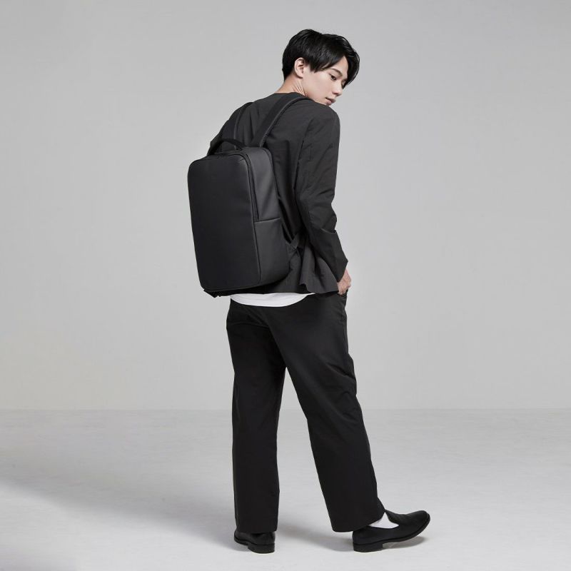 KLONリュッククローンメンズレディースKLONMATTECOATEDRUCKSACK-SQ11Lバックパックリュックサック小さめ通学通勤撥水おしゃれブラック黒