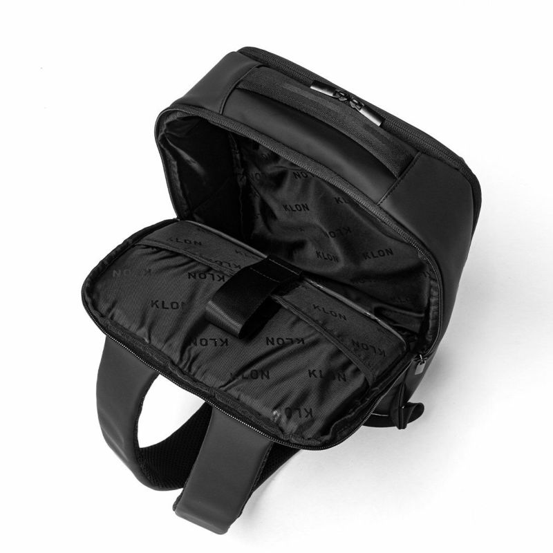 KLONリュッククローンメンズレディースKLONMATTECOATEDRUCKSACK-SQ11Lバックパックリュックサック小さめ通学通勤撥水おしゃれブラック黒