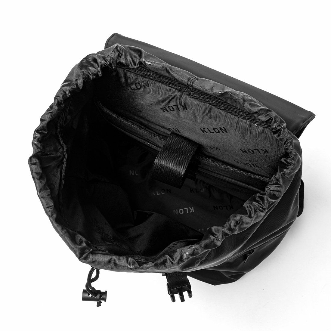 KLONリュッククローンメンズレディースKLONMATTECOATEDRUCKSACK-ACT18Lバックパックリュックサック小さめ通学通勤撥水おしゃれブラック黒