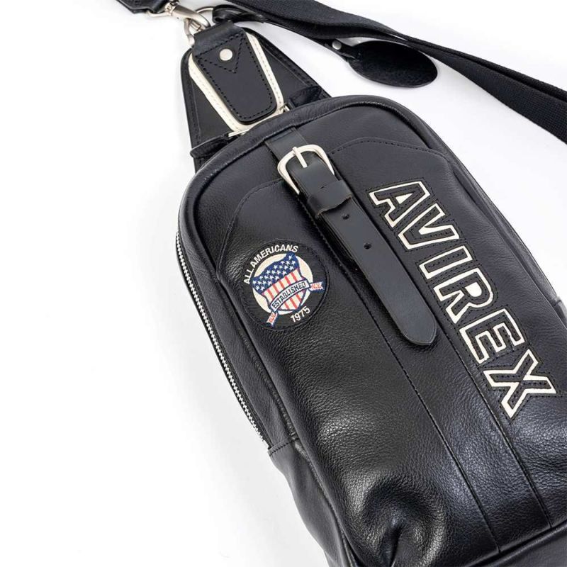 【限定】AVIREXアビレックスボディバッグ本革ショルダーバッグワンショルダーバッグONESHOULDERブルトリミテッドエディションBULTOLIMITRDEDITIONメンズレディースレザーアヴィレックスAVX5629