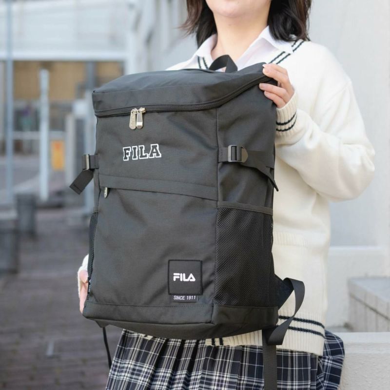 【2023新作】フィラリュックFILA30LB4ボックス型大容量レトロ男子女子メンズレディース中学生高校生女子高生リュックサックスクールリュック通学リュックスポーツリュックブランド7804