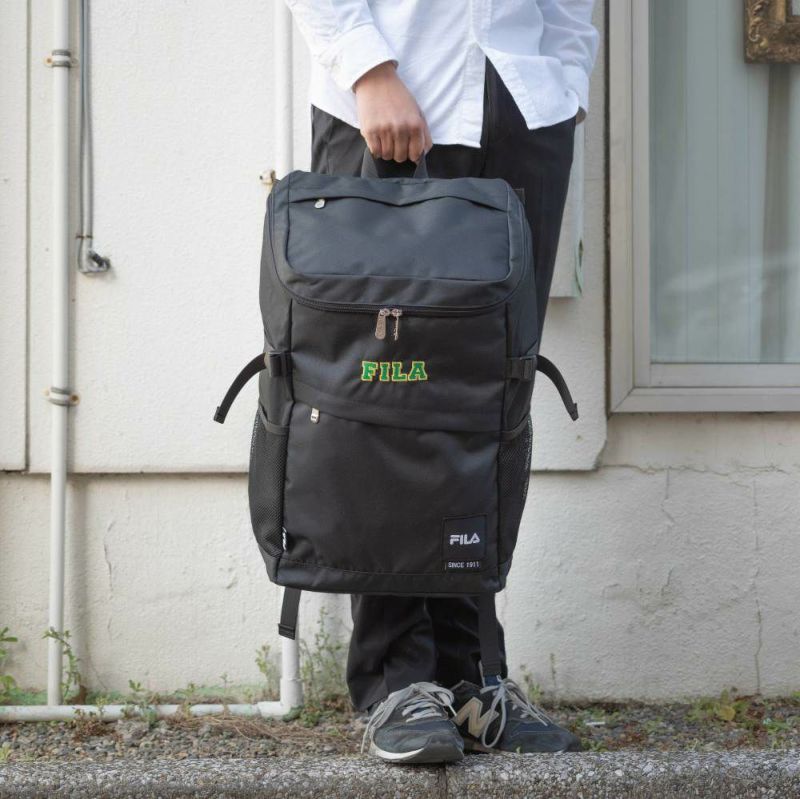 【2023新作】フィラリュックFILA30LB4ボックス型大容量レトロ男子女子メンズレディース中学生高校生女子高生リュックサックスクールリュック通学リュックスポーツリュックブランド7804