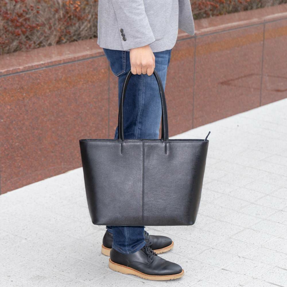 JOYAトートバッグメンズ本革ジョヤ革レザーB4A4横型トートトートバックメンズトートバックレザートートビジネスシンプルブランドおしゃれファスナー付き肩掛けカバン大容量通勤J102