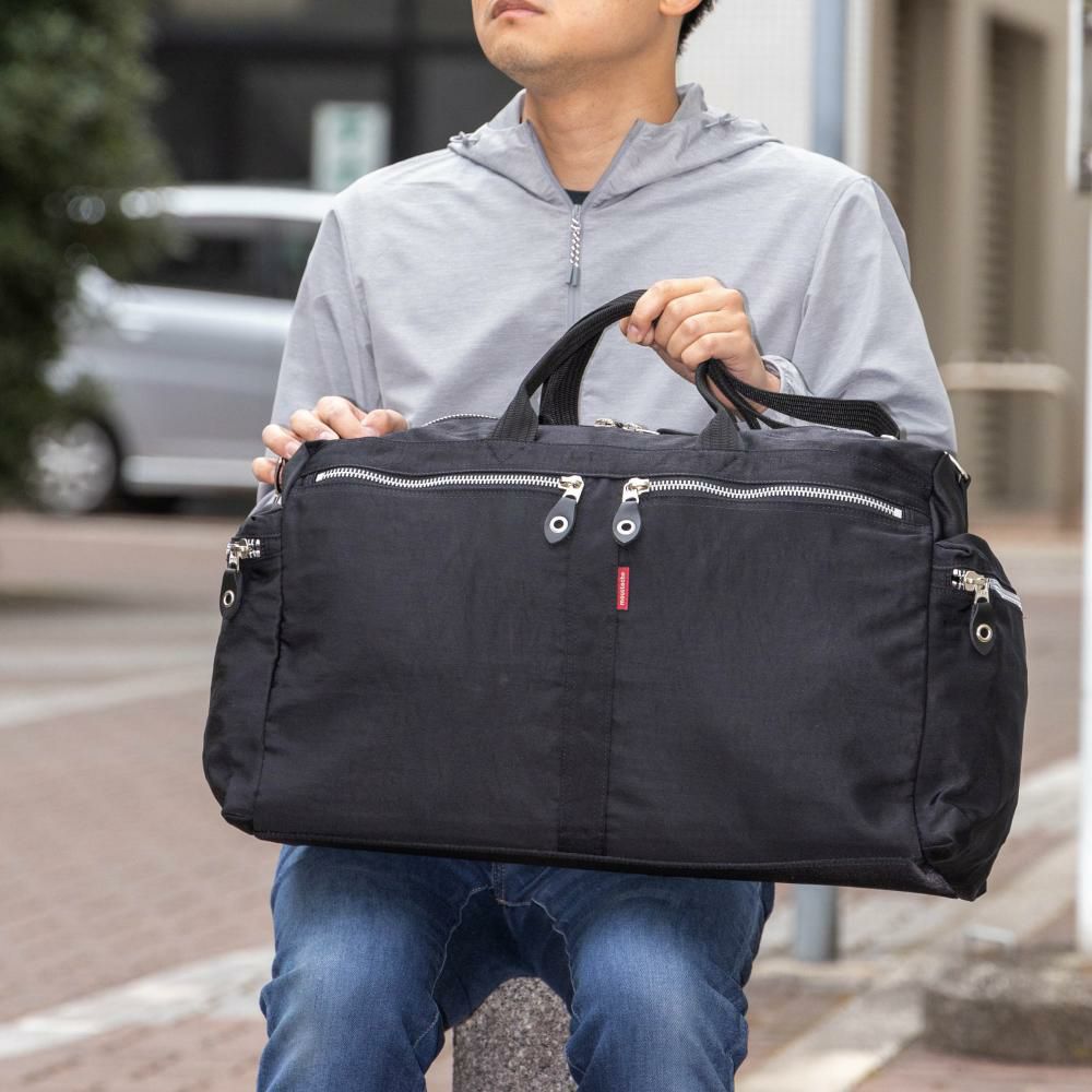 MOUSTACHEムスタッシュボストンバッグボストンバックボストンメンズレディース修学旅行軽量軽い大容量大きい部活スポーツ旅行ゴルフキャンプブランドナイロン1泊2泊3泊大人HLT-1076