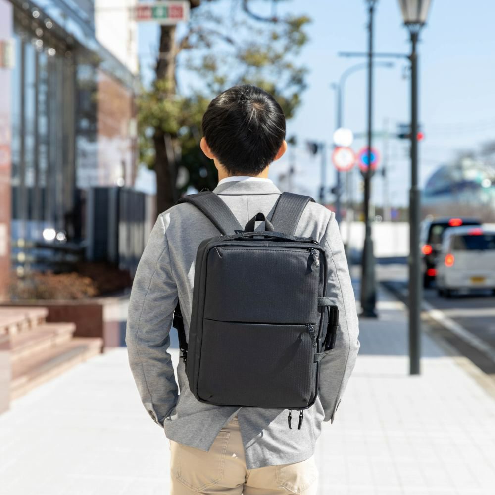 ムスタッシュmoustacheontime3WAYビジネスバッグビジネスリュックA4リュックリュックサックビジネスカジュアルメンズ通勤通勤リュックブラック黒人気ブランドJJT-2068