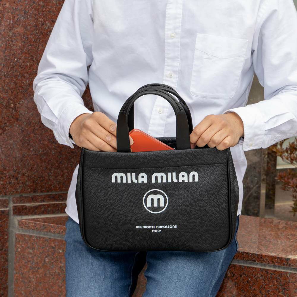 ミラ・ミラントートバッグミニmilamilanミニトートバッグコルソメンズレディースハンドバッグセカンドバッグミニトートブランド大人ゴルフゴルフバッグミラミラン250501