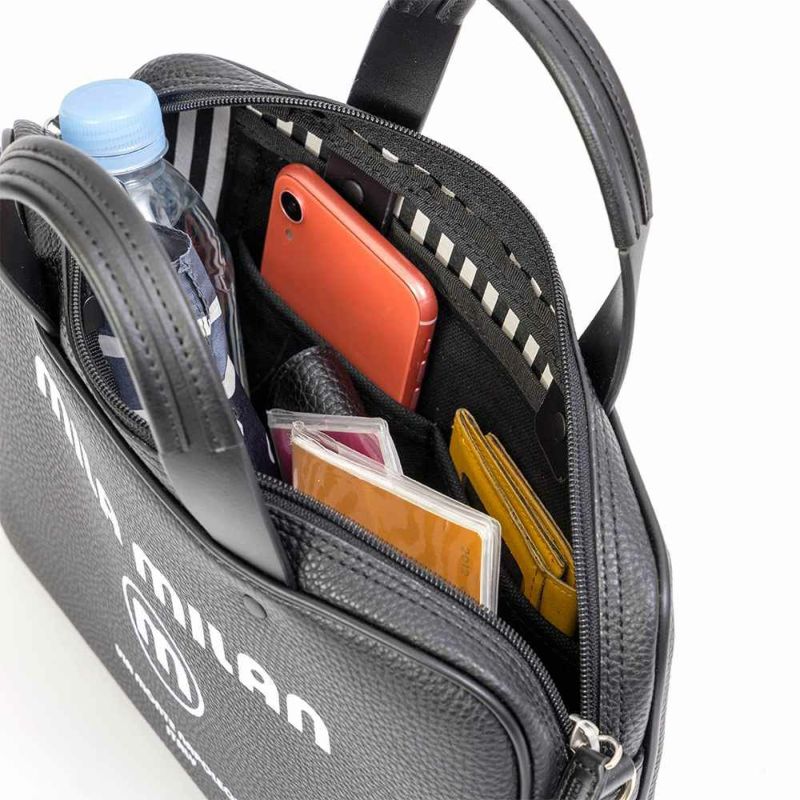 ミラ・ミランミニブリーフバッグショルダーバッグ2WAYハンドバッグミニトートバッグブランドメンズレディースmilamilanコルソおしゃれミラミラン人気小さめ小さいコンパクト250504