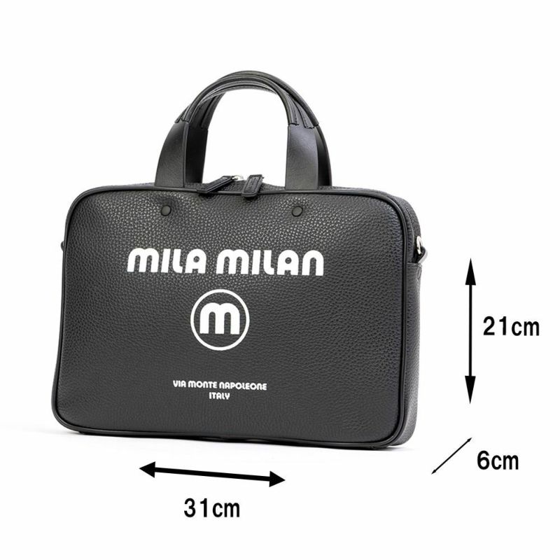 ミラ・ミランミニブリーフバッグショルダーバッグ2WAYハンドバッグミニトートバッグブランドメンズレディースmilamilanコルソおしゃれミラミラン人気小さめ小さいコンパクト250504