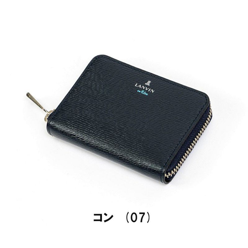 LANVINenBleu小銭入れランバンオンブルーワグラムミニ財布財布メンズレディースミニウォレットミニコンパクトコインケースブランド人気薄い小さい本革579601
