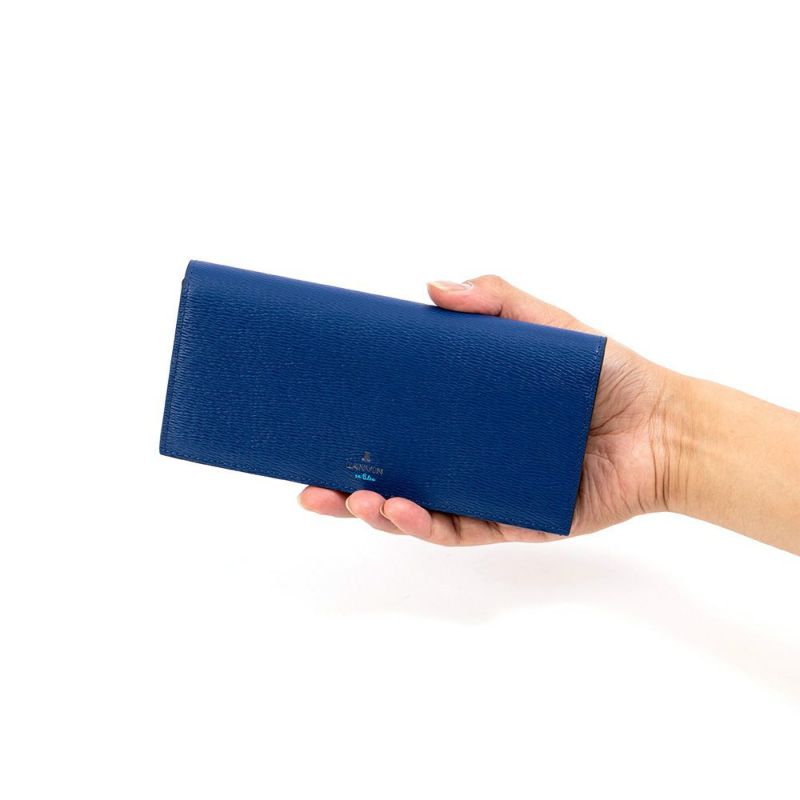LANVINenBleu長財布ランバンオンブルーワグラム財布人気ブランド本革革レザーかぶせ札入れ薄いギフトプレゼント彼氏人気ビジネスシンプルランバンオンブルー579605