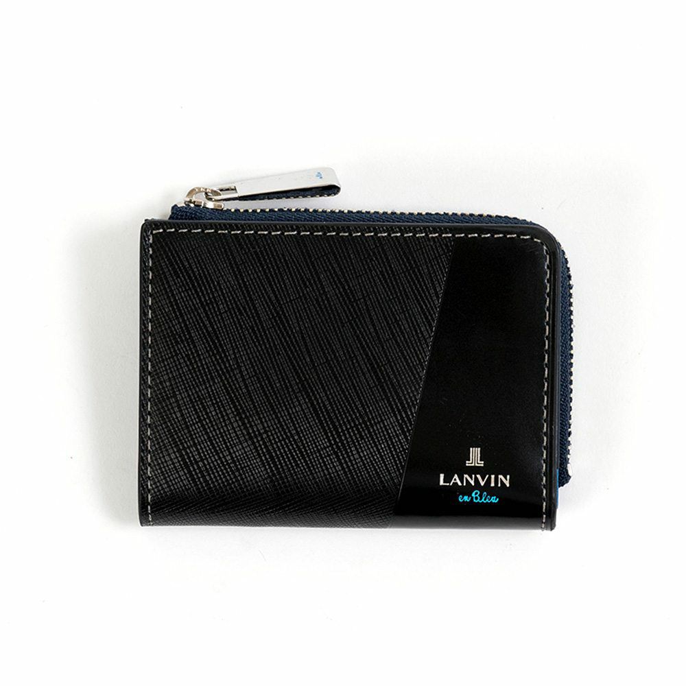 LANVINenBleu小銭入れ兼用パスケースランバンオンブルーパーシャルミニ財布財布メンズレディースミニウォレットミニコンパクト定期入れブランド人気小さい本革555612