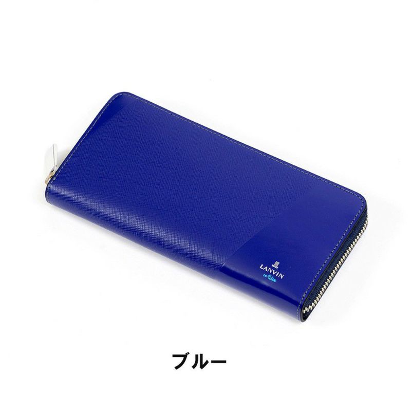 LANVINenBleu長財布ランバンオンブルーパーシャル財布ブランド本革革レザーラウンドファスナーファスナー付きギフトプレゼント彼氏人気ビジネスシンプルランバンオンブルー555616