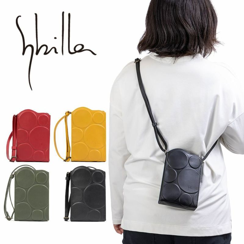 シビラスマホショルダーsybillaシルクロレディース財布本革スマートフォンショルダーポーチスマホポーチブランドコンパクト5470235