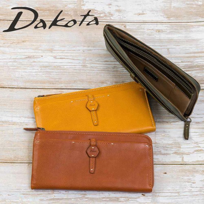 ダコタDakota長財布財布レディースエザーゴノL字ファスナーレディース財布レディース長財布本革革レザー大容量ブランドファスナーL字薄い薄マチスリム大人人気評判30代40代50代30775