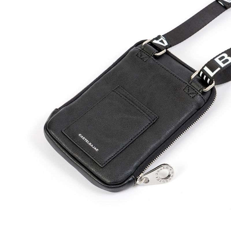 カステルバジャックスマホショルダースマホポーチバッグショルダーバッグポルテCASTELBAJACメンズレディース財布ショルダースマホショルダーバッグブランド小さめ薄い41101