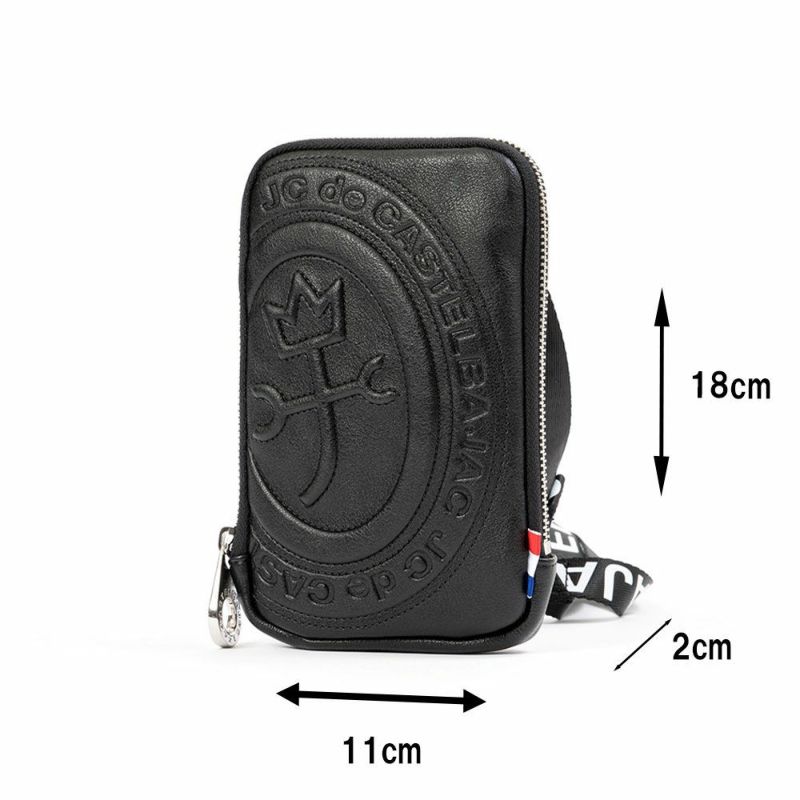 カステルバジャックスマホショルダースマホポーチバッグショルダーバッグポルテCASTELBAJACメンズレディース財布ショルダースマホショルダーバッグブランド小さめ薄い41101
