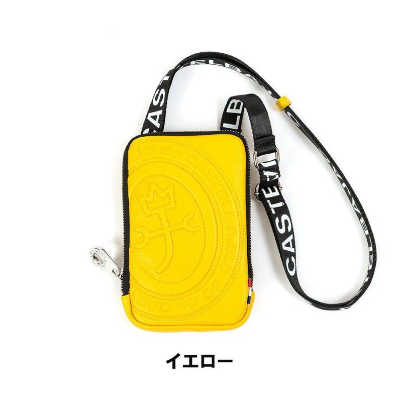 カステルバジャックスマホショルダースマホポーチバッグショルダーバッグポルテCASTELBAJACメンズレディース財布ショルダースマホショルダーバッグブランド小さめ薄い41101