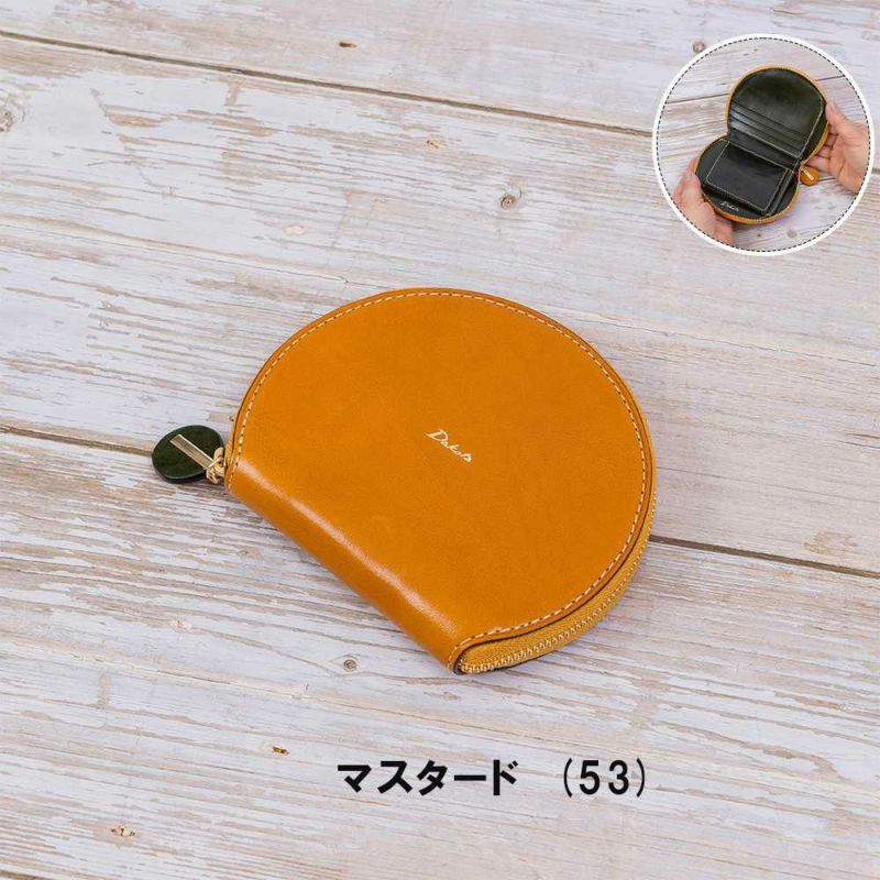 ダコタDakota財布コンパクト財布ミニ財布チェルキオレディース二つ折り財布丸型マル小銭入れファスナー本革革レザーブランドおしゃれかわいいコンパクト評判人気30520