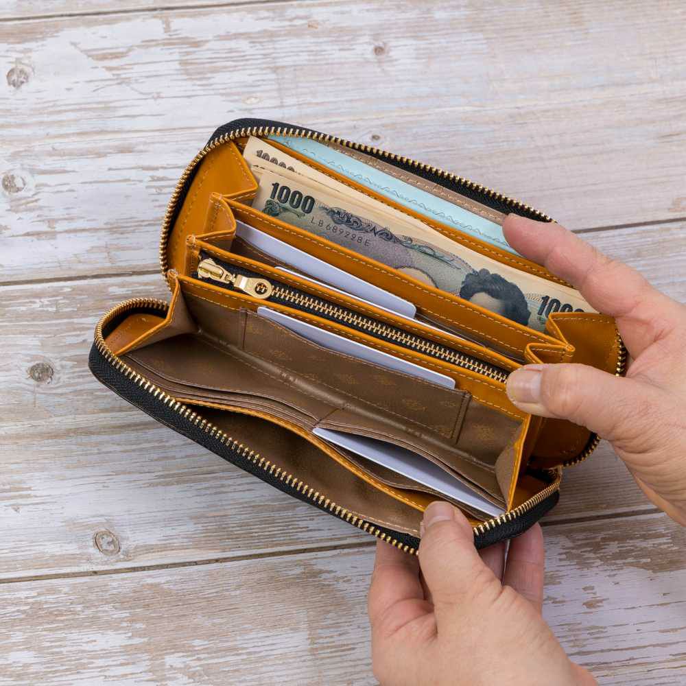 ダコタDakota長財布レディースチェルキオラウンドファスナー財布ファスナーレディース財布レディース長財布本革革レザー大容量ブランドおしゃれ薄いカード入れ多いカードポケット多数30523