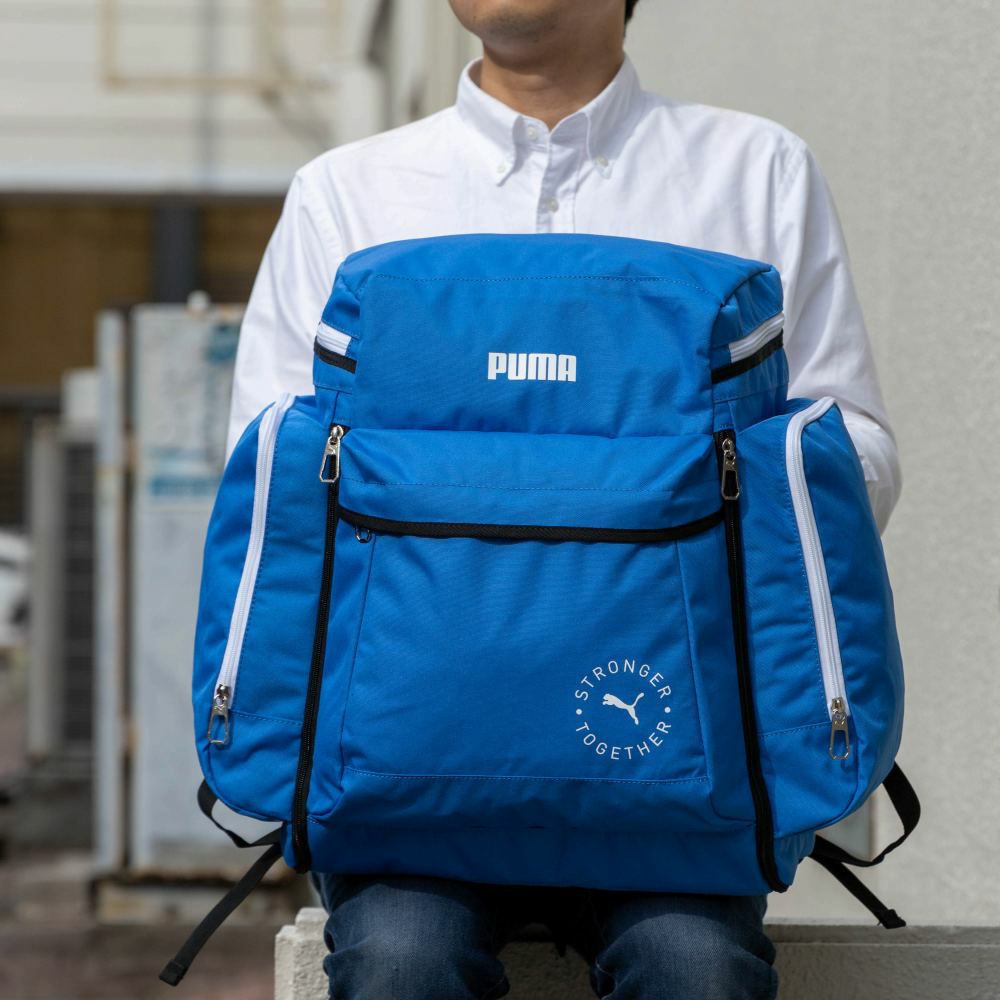 PUMAリュックサブリュックプーマ46L54L子供男子女子メンズレディースキッズ大容量容量拡張修学旅行林間学校合宿遠足ジュニア小学生中学生1泊2泊かわいいおしゃれJ20161