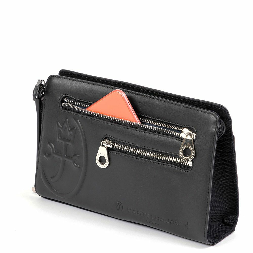 カステルバジャッククラッチバッグセカンドバッグトリエIICASTELBAJAC本革メンズレディースバッグセカンドバッククラッチバックブランドレザー革おしゃれ75201