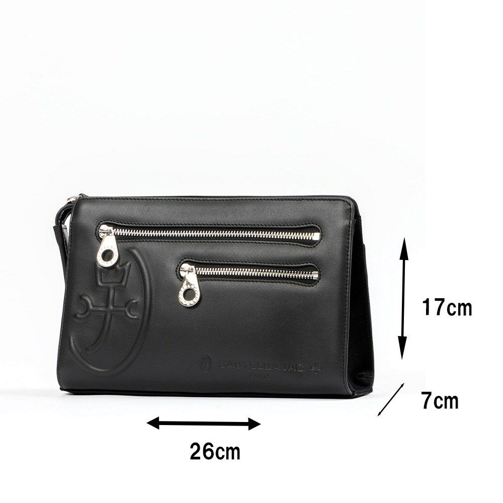 カステルバジャッククラッチバッグセカンドバッグトリエIICASTELBAJAC本革メンズレディースバッグセカンドバッククラッチバックブランドレザー革おしゃれ75201