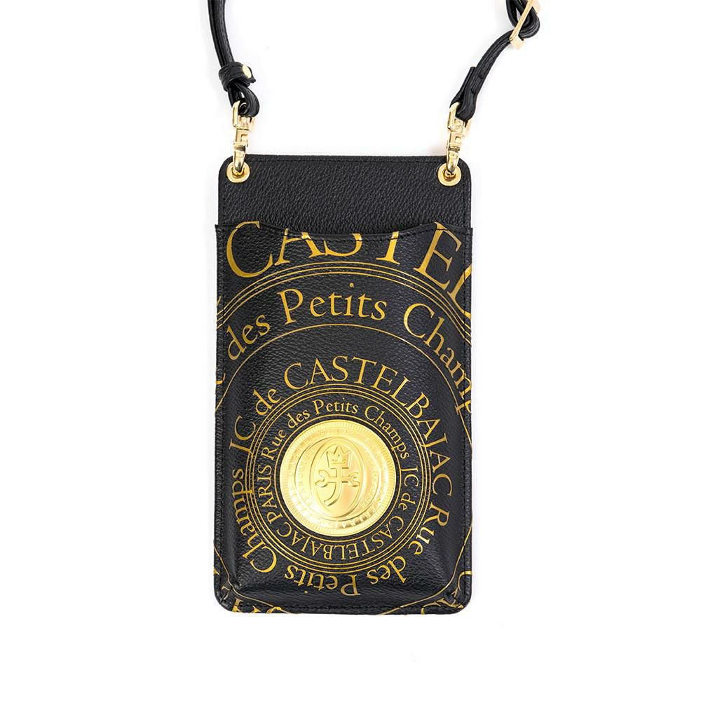 カステルバジャックスマホショルダースマホポーチバッグショルダーバッグプルトンCASTELBAJACメンズレディース財布ショルダースマホショルダーバッグブランド小さめ薄い77121