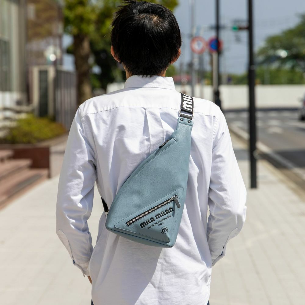 ミラ・ミランボディバッグワンショルダーバッグブランドメンズレディースmilamilanプリモショルダーバッグボディバック大容量大きめおしゃれミラミラン人気261912