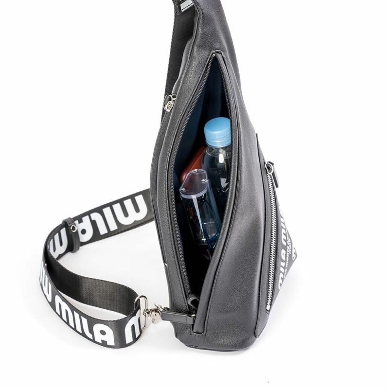 ミラ・ミランボディバッグワンショルダーバッグブランドメンズレディースmilamilanプリモショルダーバッグボディバック大容量大きめおしゃれミラミラン人気261912