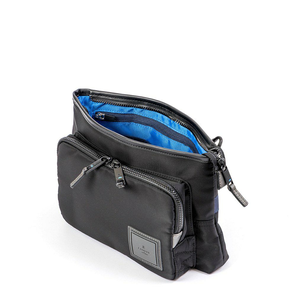 ランバンオンブルーショルダーバッグサコッシュLANVINenBleuショートメンズレディースブランド薄いコンパクト大人おしゃれ人気スマートショルダーバック斜めかけバッグ斜め掛けバッグ541101