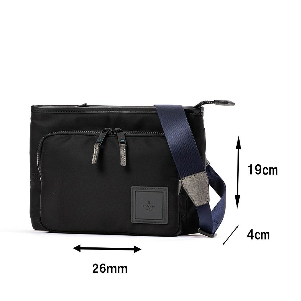 ランバンオンブルーショルダーバッグサコッシュLANVINenBleuショートメンズレディースブランド薄いコンパクト大人おしゃれ人気スマートショルダーバック斜めかけバッグ斜め掛けバッグ541101