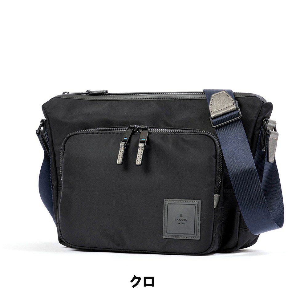 ランバンオンブルーショルダーバッグB5LANVINenBleuショート大容量大きめメンズレディースブランド薄いコンパクト大人おしゃれ人気スマート斜めかけバッグ斜め掛けバッグ541102