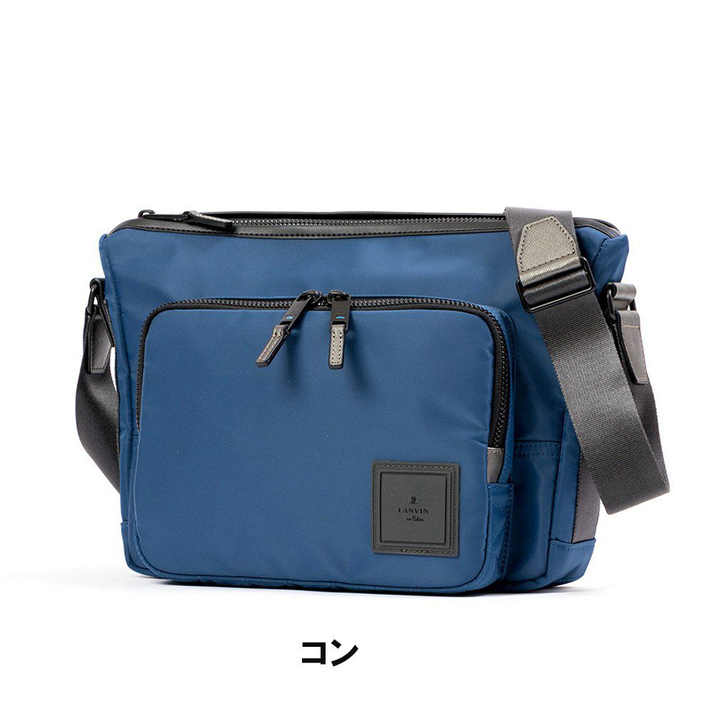 ランバンオンブルーショルダーバッグB5LANVINenBleuショート大容量大きめメンズレディースブランド薄いコンパクト大人おしゃれ人気スマート斜めかけバッグ斜め掛けバッグ541102