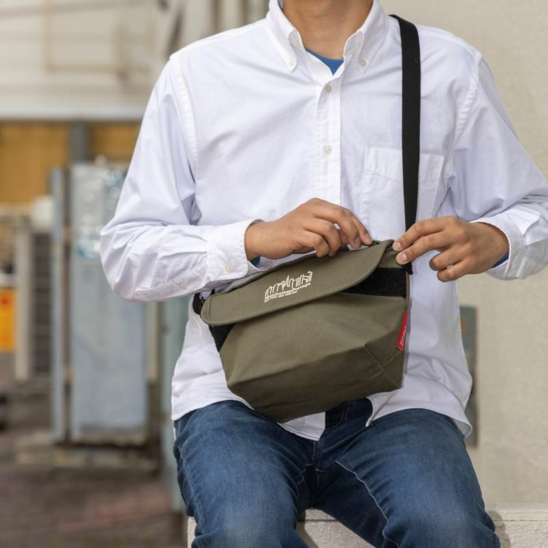 マンハッタンポーテージショルダーバッグManhattanPortageメンズレディースキャンバスコットン小さめコンパクトショルダーバックショルダーブランド大人人気MP1603-CNVS