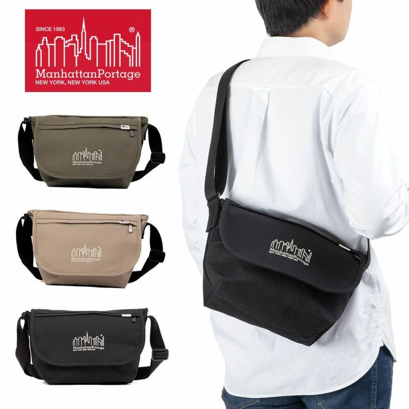 マンハッタンポーテージショルダーバッグB5ManhattanPortageメンズレディースキャンバスコットン大容量ブランド斜めがけ斜め掛け大人人気CasualMessengerBagJRCanvas