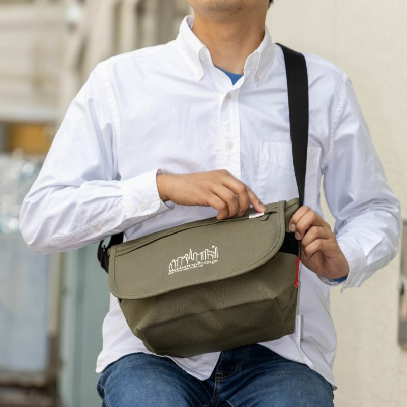 マンハッタンポーテージショルダーバッグB5ManhattanPortageメンズレディースキャンバスコットン大容量ブランド斜めがけ斜め掛け大人人気CasualMessengerBagJRCanvas