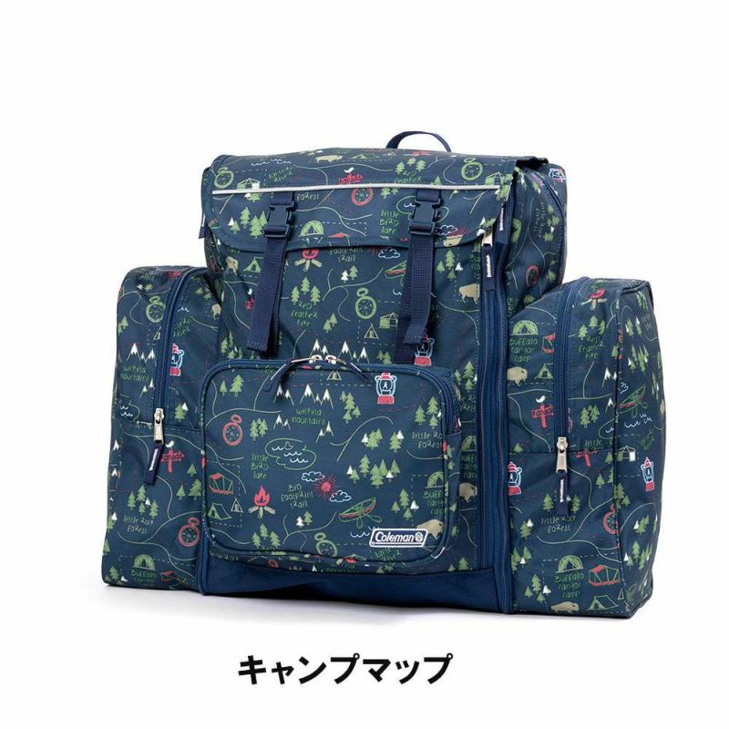 コールマンリュックサブリュックColemanトレックパック42L50L子供男子女子メンズレディースキッズ大容量容量拡張修学旅行林間学校合宿遠足ジュニア小学生中学生1泊2泊かわいいおしゃれ