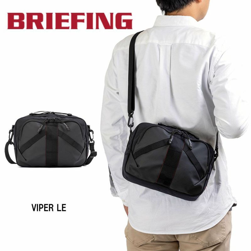 ブリーフィングBRIEFINGショルダーバッグVIPERLEメンズレディースLESITショルダーバックサブバッグ旅行海外旅行フェスBRA231L16