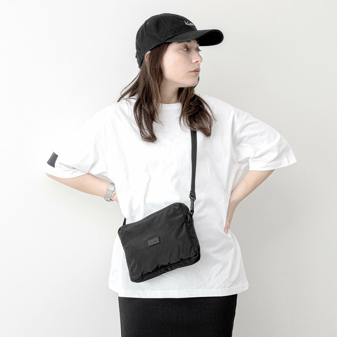 KLONリュッククローンレディースメンズKLONPACKABLE2WAYBACKPACKバックパックリュックサック折りたたみ軽量小さめショルダーバッグおしゃれブラック黒