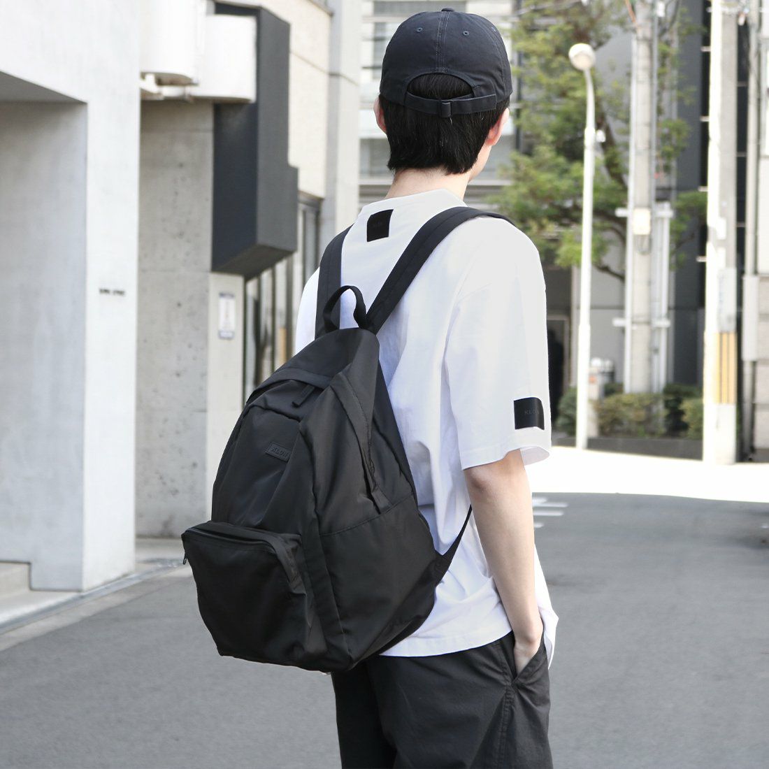 KLONリュッククローンレディースメンズKLONPACKABLE2WAYBACKPACKバックパックリュックサック折りたたみ軽量小さめショルダーバッグおしゃれブラック黒