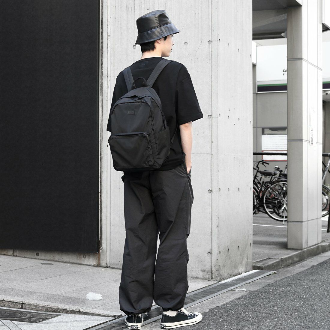 KLONリュッククローンレディースメンズKLONPACKABLE2WAYBACKPACKバックパックリュックサック折りたたみ軽量小さめショルダーバッグおしゃれブラック黒