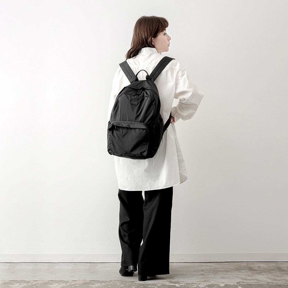 KLONリュッククローンレディースメンズKLONPACKABLE2WAYBACKPACKバックパックリュックサック折りたたみ軽量小さめショルダーバッグおしゃれブラック黒