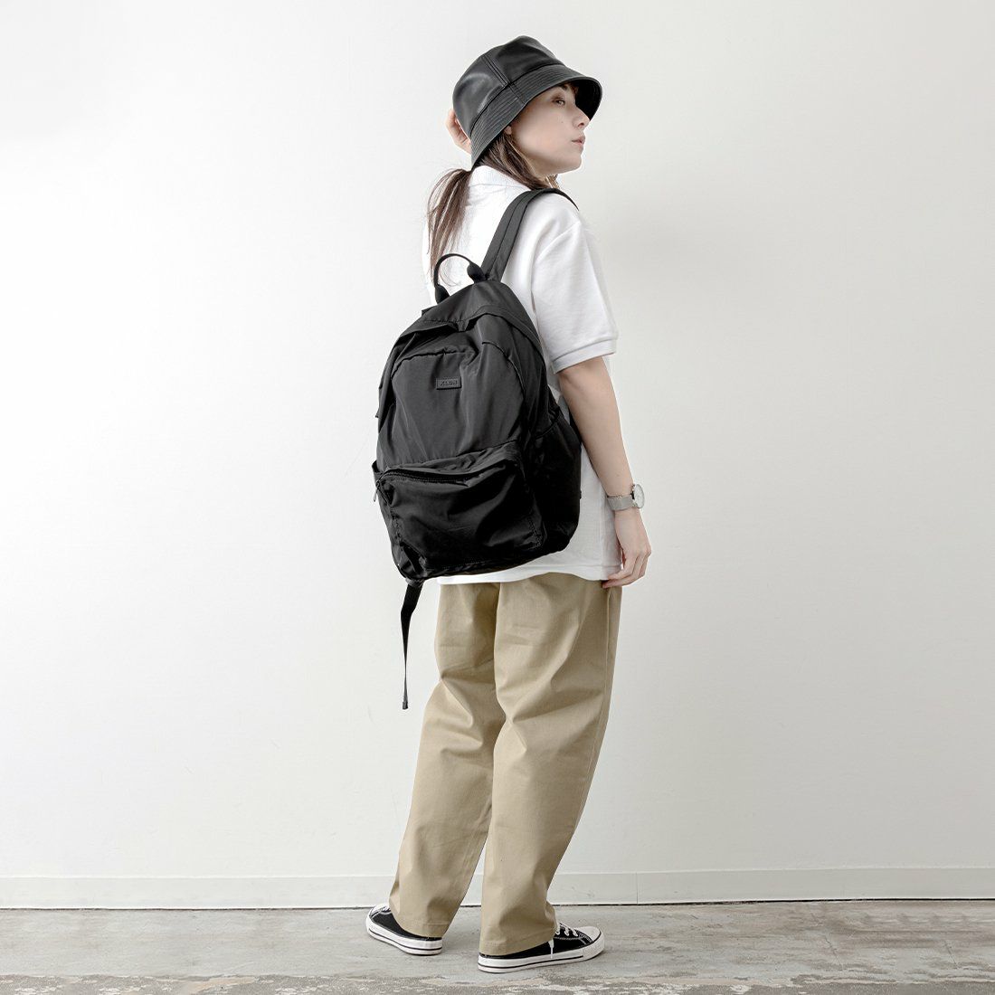 KLONリュッククローンレディースメンズKLONPACKABLE2WAYBACKPACKバックパックリュックサック折りたたみ軽量小さめショルダーバッグおしゃれブラック黒